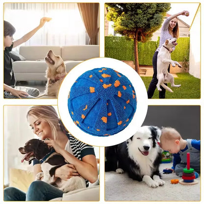 Pet Smart Interactive Ball Bouncing Ball for Dogs Electric Automatic Vibrating Popcorn Gravity Jumping Wear Resistant Foam Ball