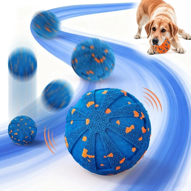 Pet Smart Interactive Ball Bouncing Ball for Dogs Electric Automatic Vibrating Popcorn Gravity Jumping Wear Resistant Foam Ball